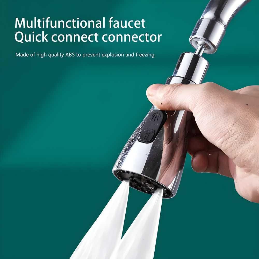 Stainless steel kitchen faucet