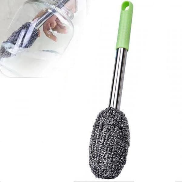 Bottle Jar Toilet Cleaner Brush Scrubber - Fixitify