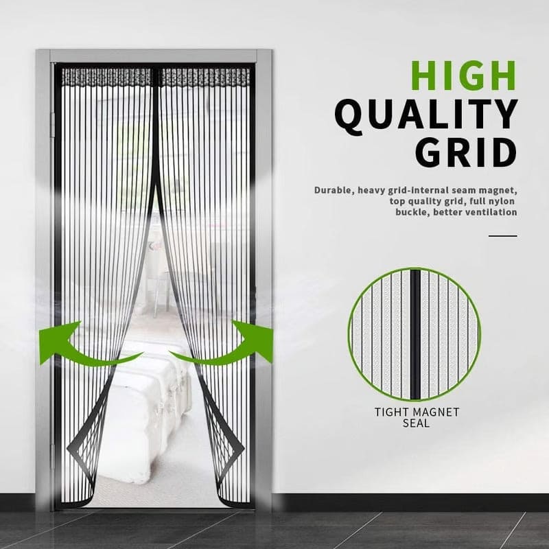 Mesh Magnetic Mosquito Screen Door Net Curtain - Fixitify