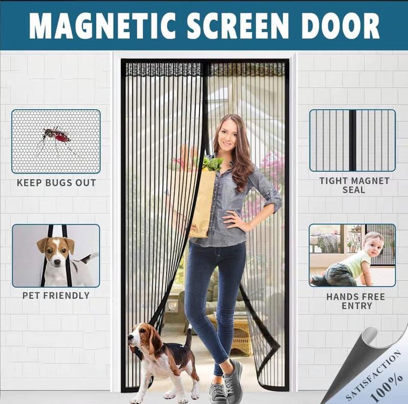 Pet-Friendly Mesh Door Net - Fixitify
