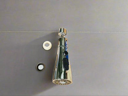 Rotating kitchen sink tap
