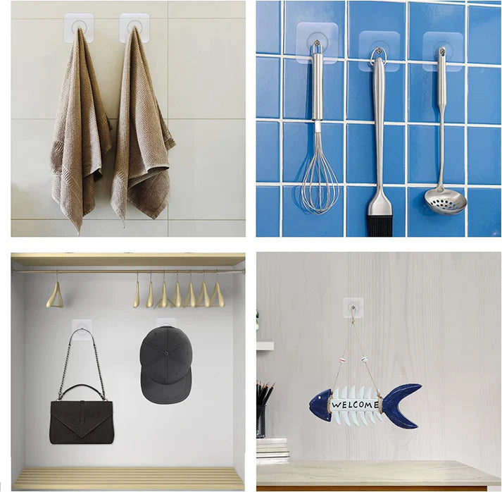 Self adhesive Wall Hooks Without the Damage – Seamless & Strong