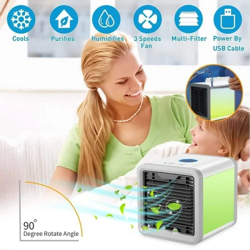 Portable Arctic Air Conditioner Mini Cooler (white) - Stay cool Anywhere!