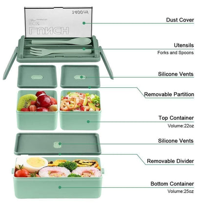 Healthy meal storage box