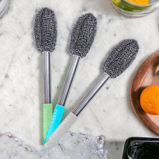 Bottle Jar Toilet Cleaner Brush Scrubber - Fixitify