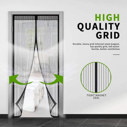 Mesh Magnetic Mosquito Screen Door Net Curtain - Fixitify