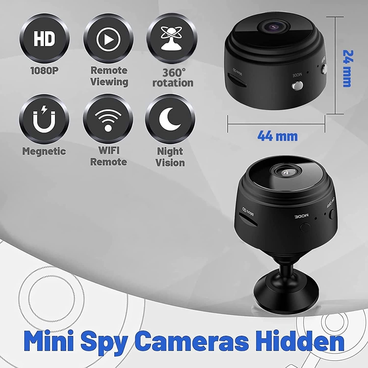 Mini Wireless WiFi ,Cameras with Indoor Video Recorder - Fixitify